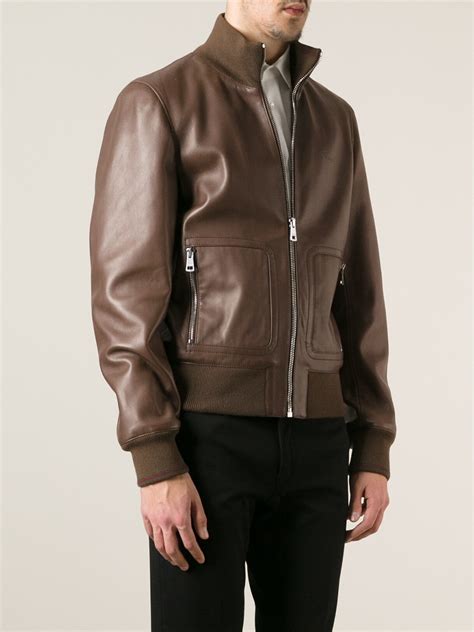 mens leather gucci jacket|gucci jacket farfetch.